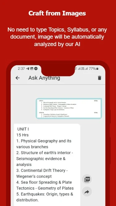 Question Crafter– AI Study App screenshot